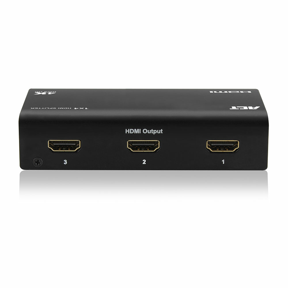 1 x 4 HDMI splitter 3D and 4K support