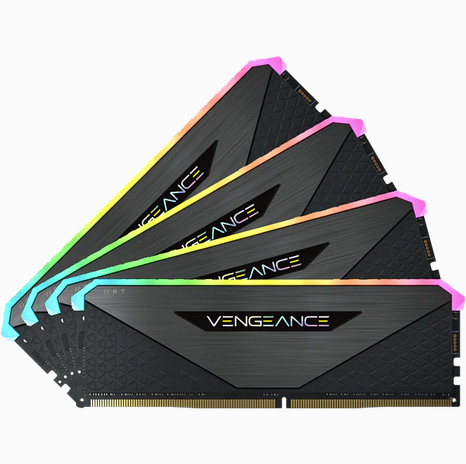 DDR4 3600MHz 32GB 4x8GB DIMM Unbuffered18-22-22-42 XMP 2.0 VENGEANCE RGB RT Heatspreader RGB LED 1.35V for AMD Ryzen for AMD Threadripper