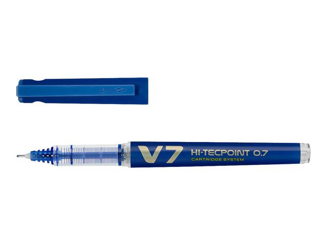 Rolschrijver Hi-Tecpoint V7 0,4 mm Blauw