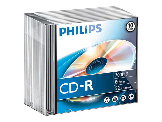 CD-R, 700 MB, Slim Case