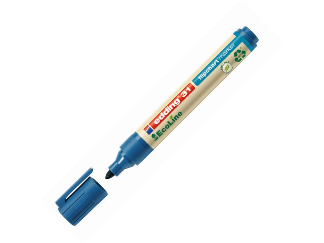31 EcoLine Flipchart Marker Rond 1,5 - 3 mm Blauw