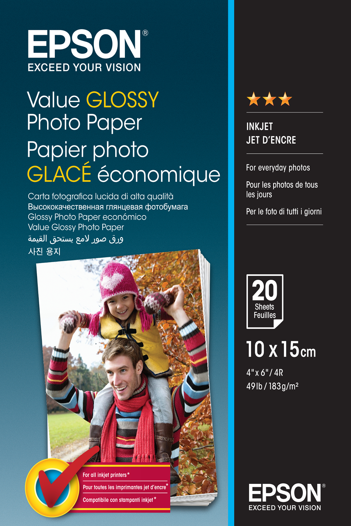 Value Photo Paper Glossy Fotopapier 10 x 15 cm 183 g/m²