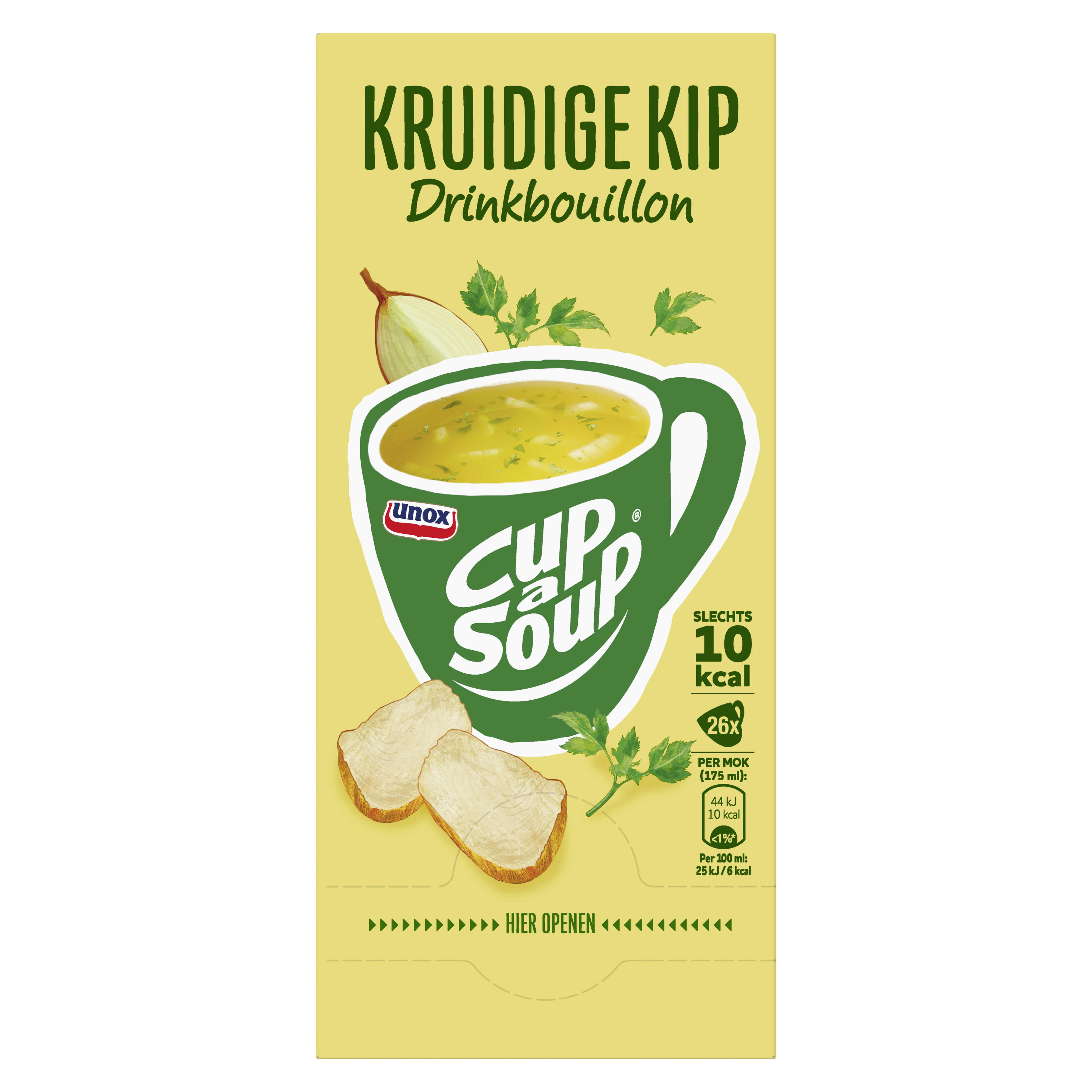 Cup-a-Soup Heldere Kruidige Kip Drinkbouillon 175 ml
