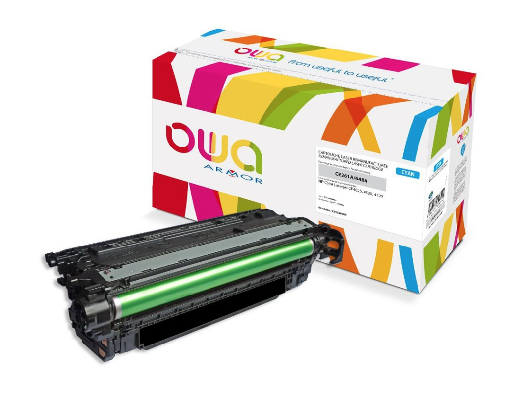 HP CP4025/4520/4525 Remanufactured Toner Cyaan