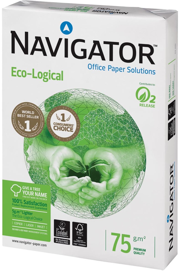 Eco Logical Papier A3 75 g/m² Wit