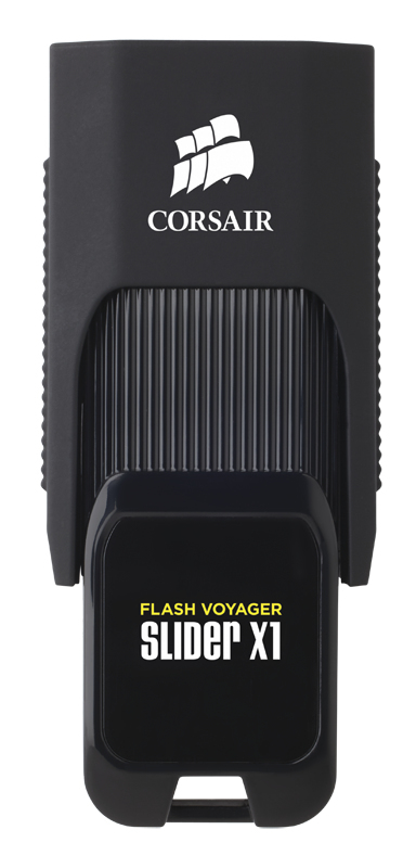 Flash Voyager Slider X1 USB 3.0 256GB Capless Design Read 130MBs Plug and Play