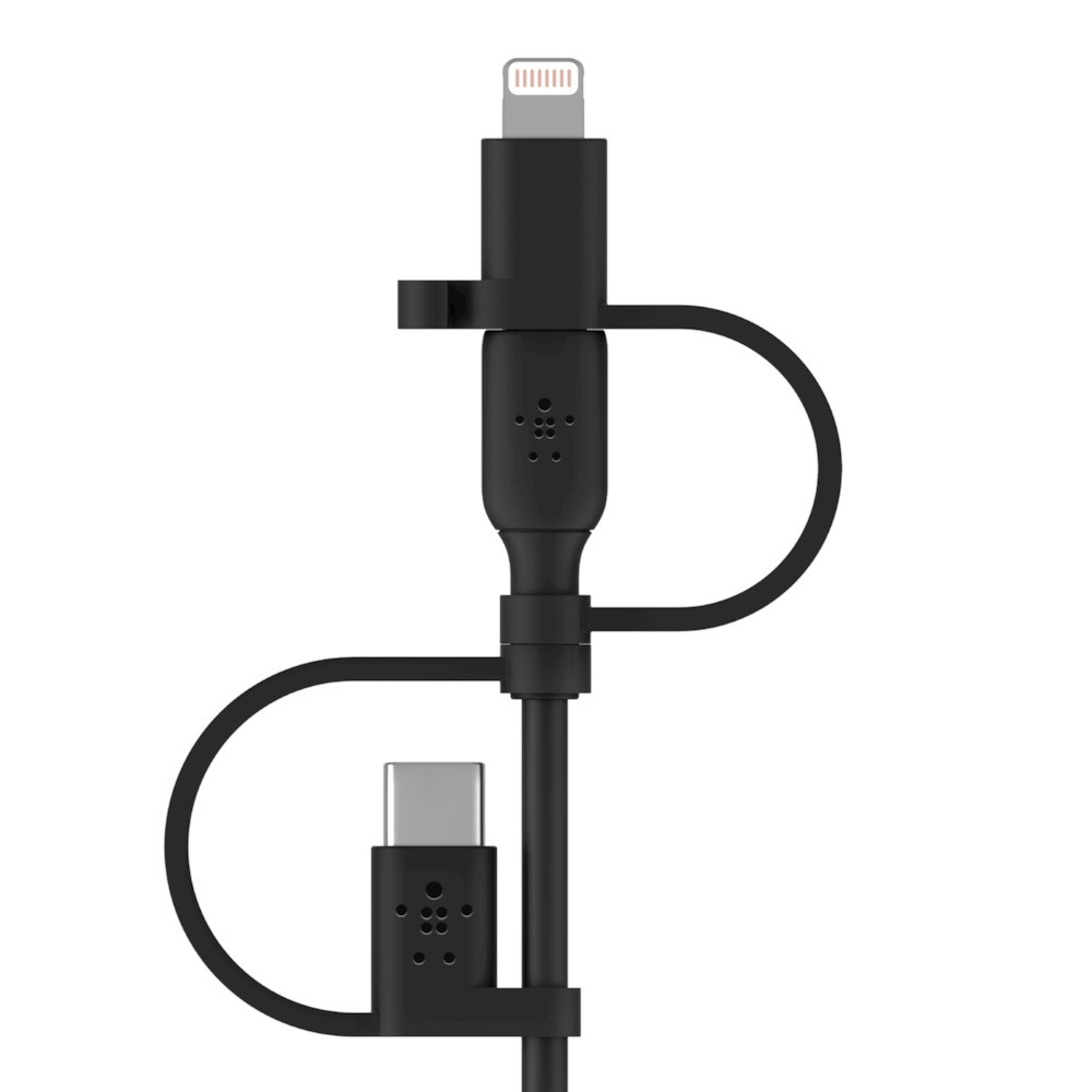 BELKIN BOOST CHARGE Universal charging cable Lightning/Micro-USB/USB-C to USB-A 1M Black