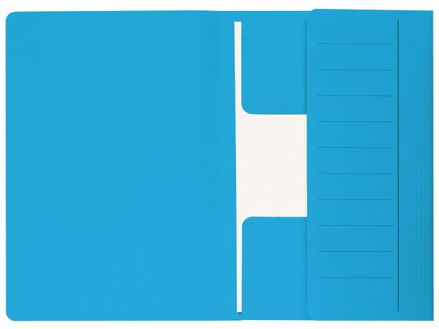 Secolor Mammoet Dossiermap, Karton, 1-250 Vellen, 350 x 240 x 25 mm, Blauw