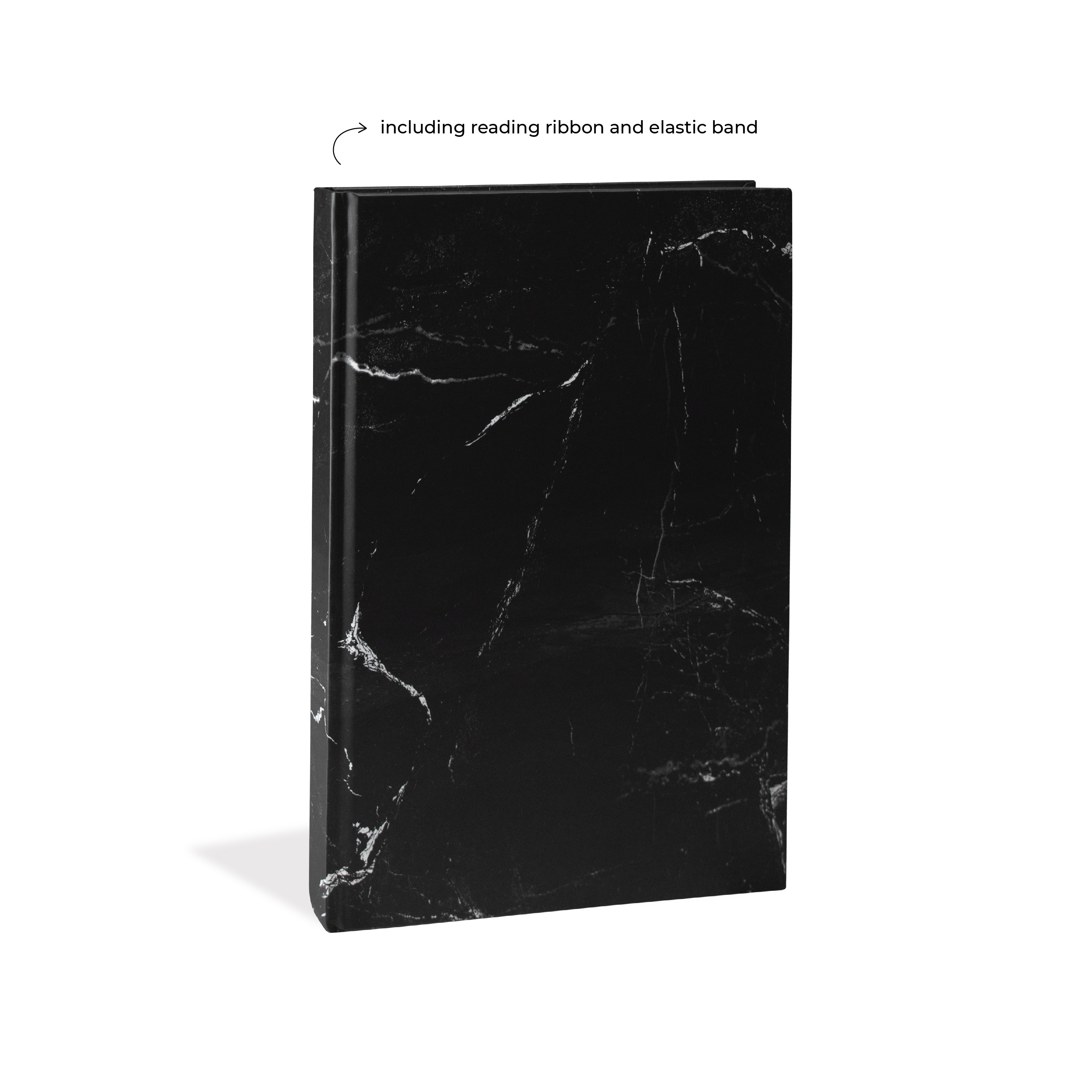 Notitieboek Rockbook, Hardcover, A5, Gelineerd, 72 vel, Marble Noir