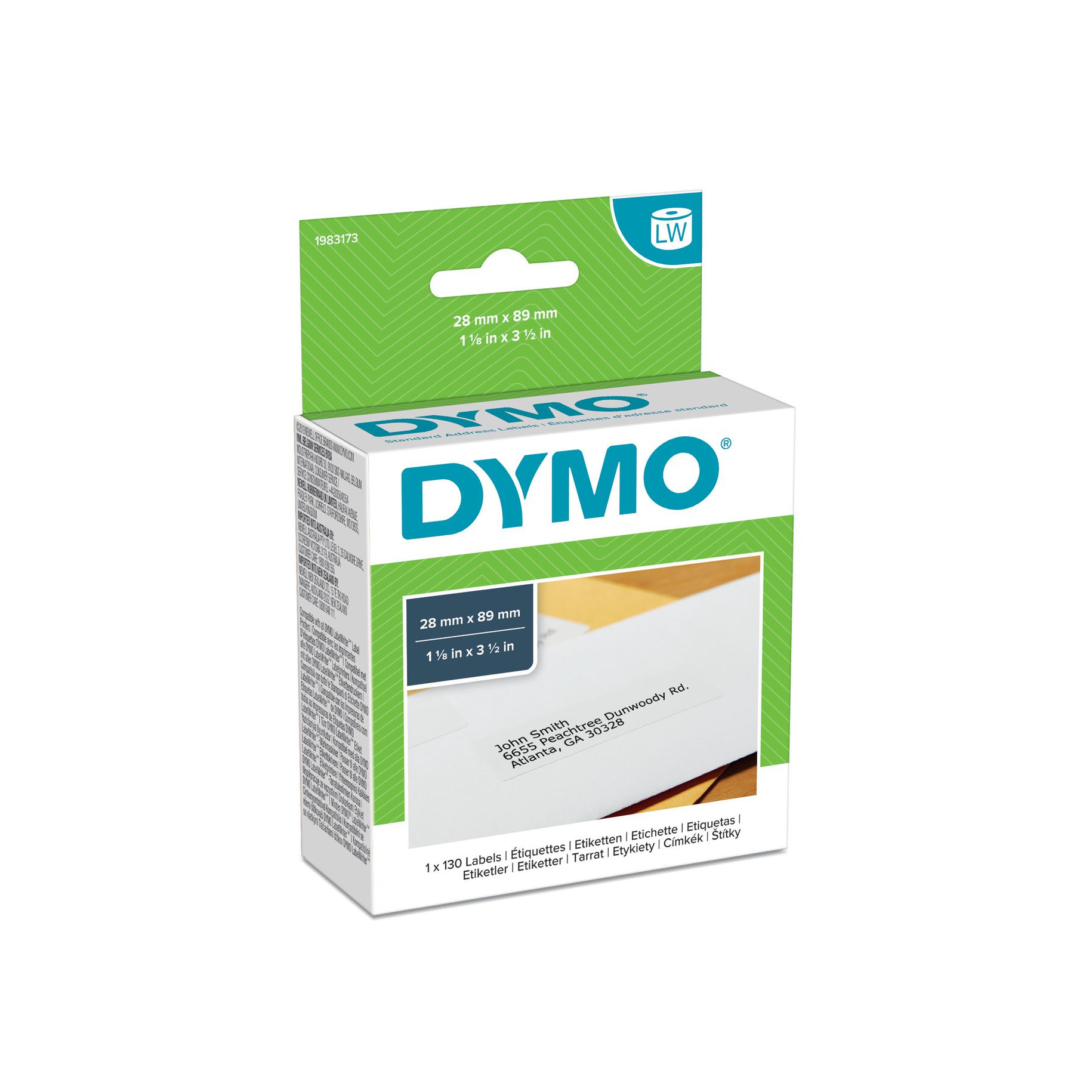 Tape Dymo Durable 28x89mm 1x130