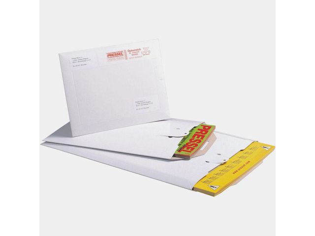 Envelop wit 370 x 285 mm Afsluitflap 500 g/m²