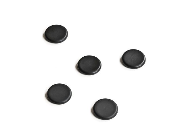 Magneten voor glasbord 30 mm, zwart