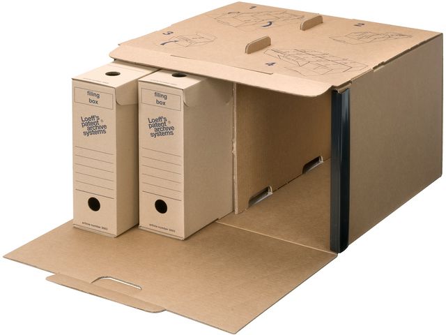 Archiefcontainer, Karton, 370 x 275 x 410 mm, Karton