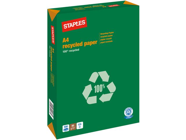 Recycled Papier A4 80 g/m² Wit