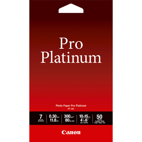 PT-101 Pro Platinum Fotopapier 10 x 15 cm 300 g/m²