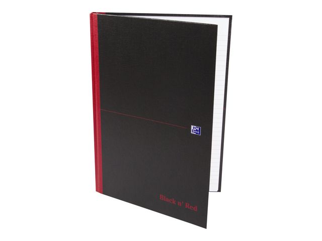 Black n' Red Notitieboek A4, Gelinieerd, Zwart