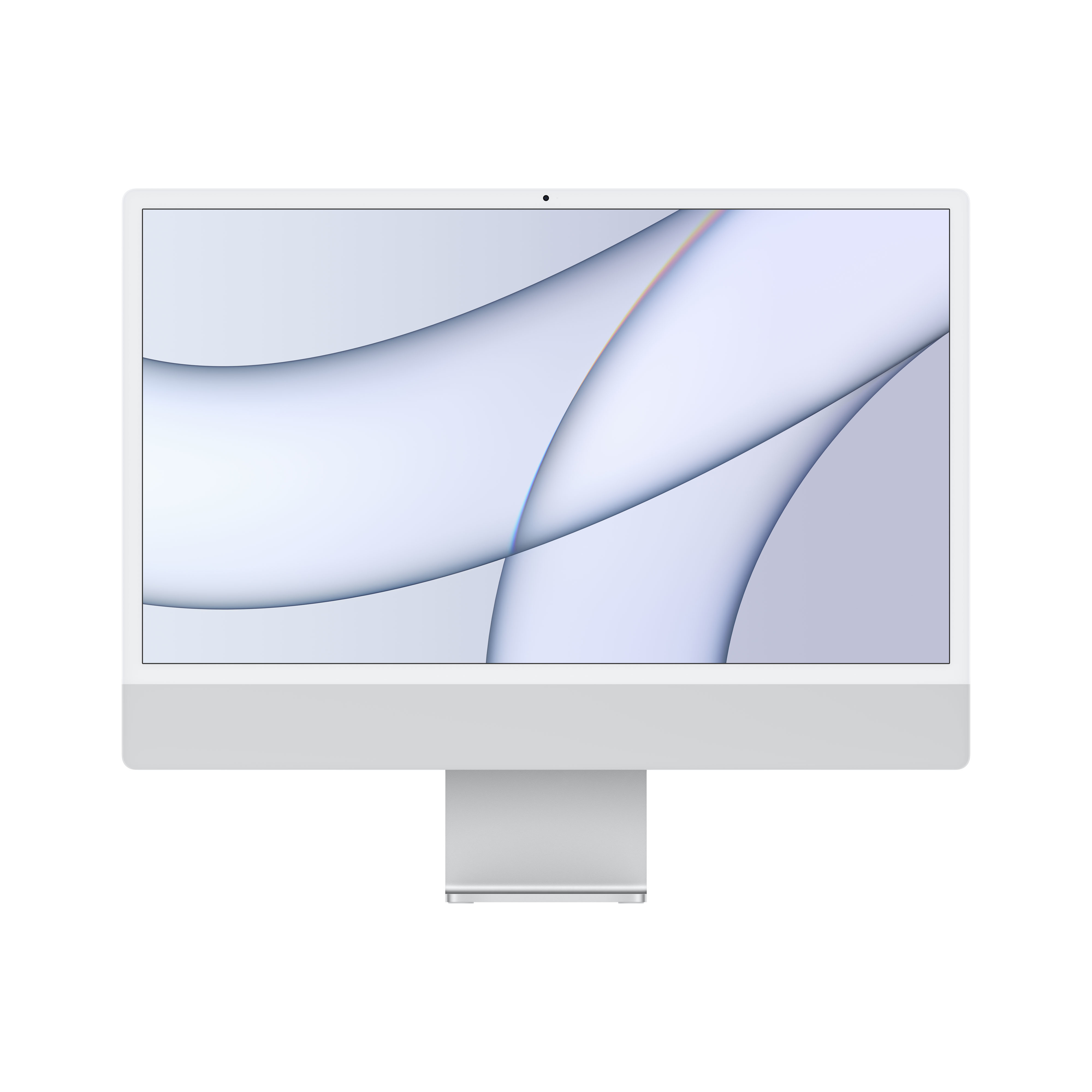 iMac 24" (2021) 256 GB 8-core M1-chip Zilver, inclusief QWERTY Magic Keyboard en Magic Mouse