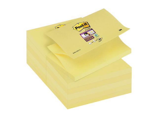Super Sticky Z-Notes Canary Yellow™, 76 x 127 mm, Geel