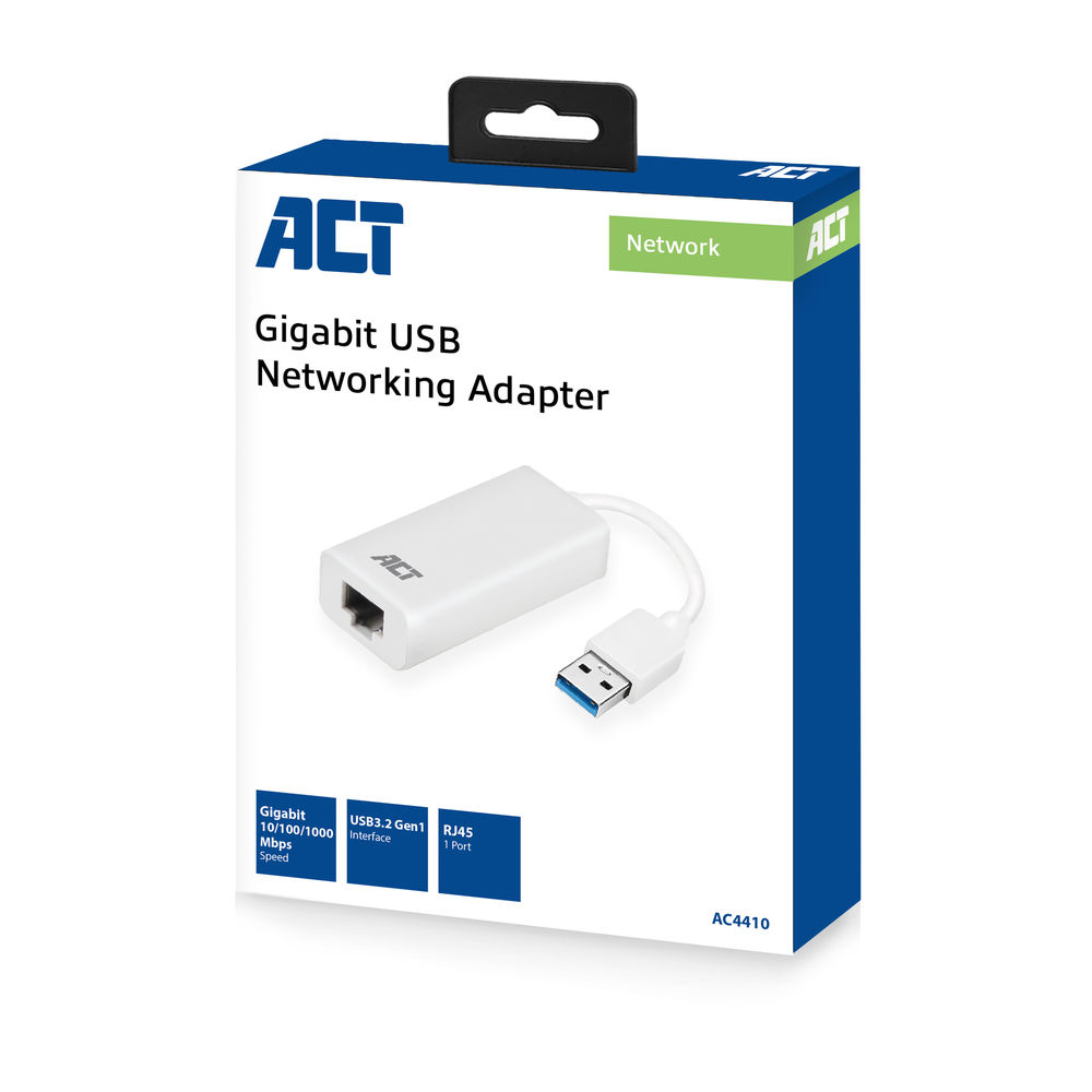 Gigabit USB 3.2 networking adapter