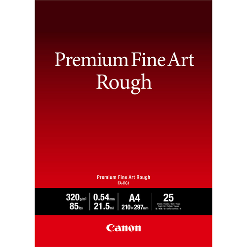  FA-RG1 A4 25 UNI premium FineArt rough a4 25 sheets