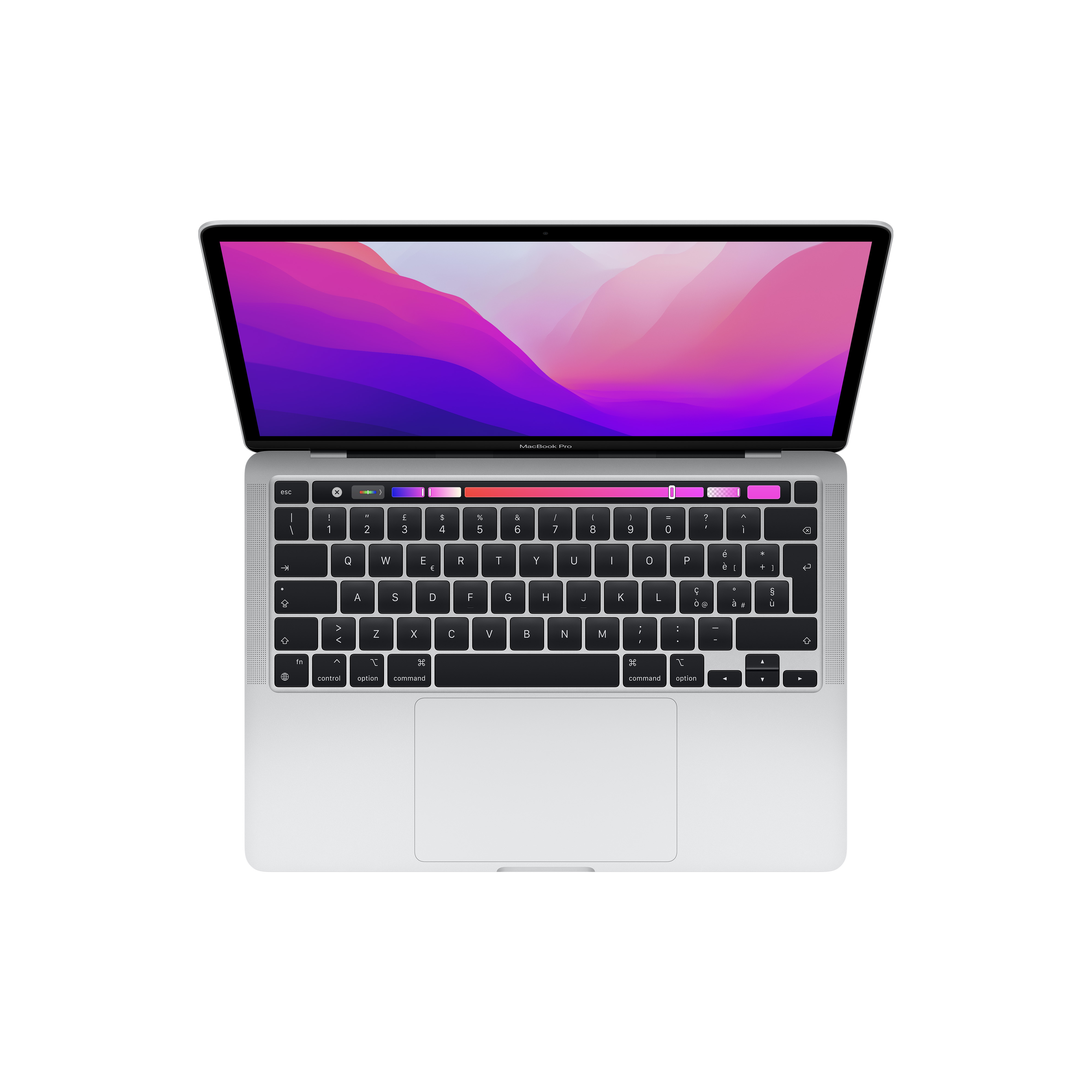MacBook Pro 13'' (2022) 512 GB M2 Pro-chip Zilver QWERTY