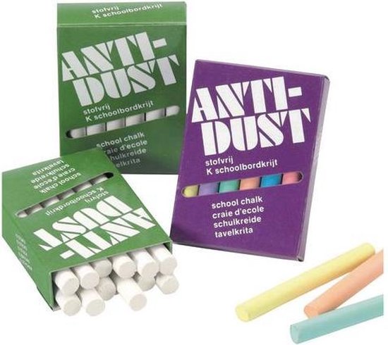 Krijt anti-dust assorti