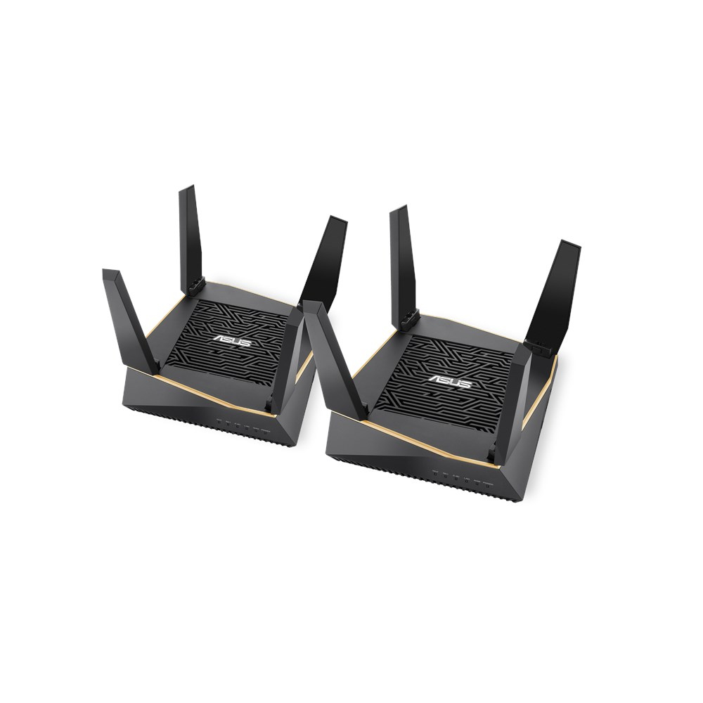 AiMesh AX6100 draadloze router Gigabit Ethernet Tri-band (2.4 GHz / 5 GHz / 5 GHz) 4G Zwart