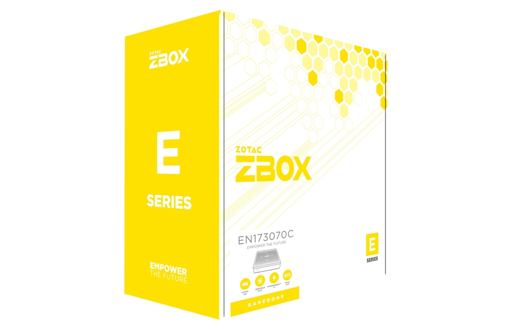 ZOTAC ZBOX EN173070C-BE Barebone Intel Core i7-11800H 2xDDR4 SODIMM slots M2 SSD slot 2.5inch WIFI