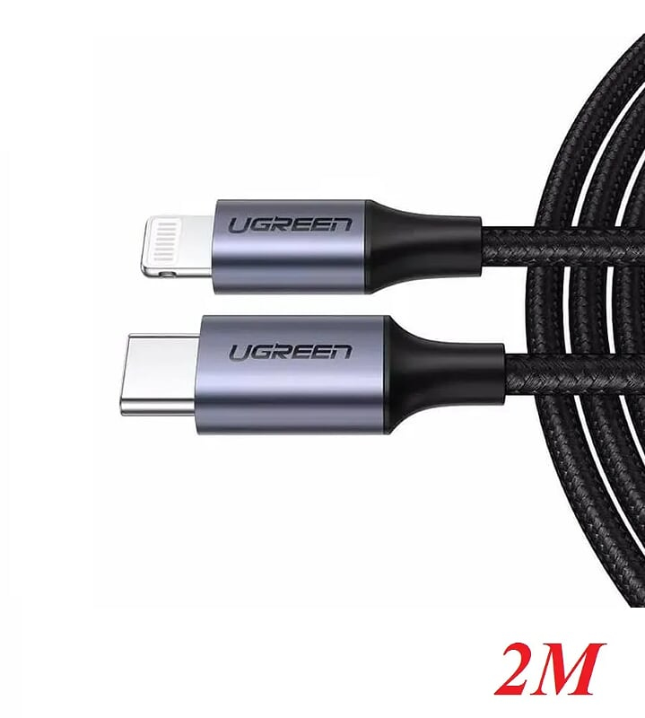 60761 USB-kabel 2 m Lightning USB C