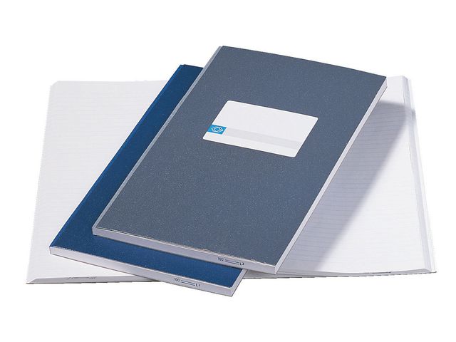 Registerboek Gelijnd Blauw