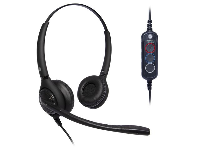 502S-USB On-Ear Stereo Headset, Bedraad, USB-A, Zwart