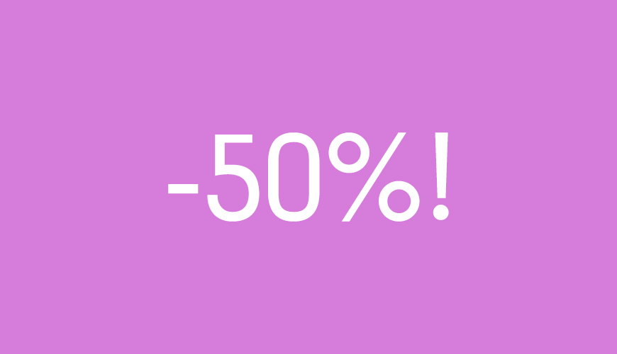 50% Korting