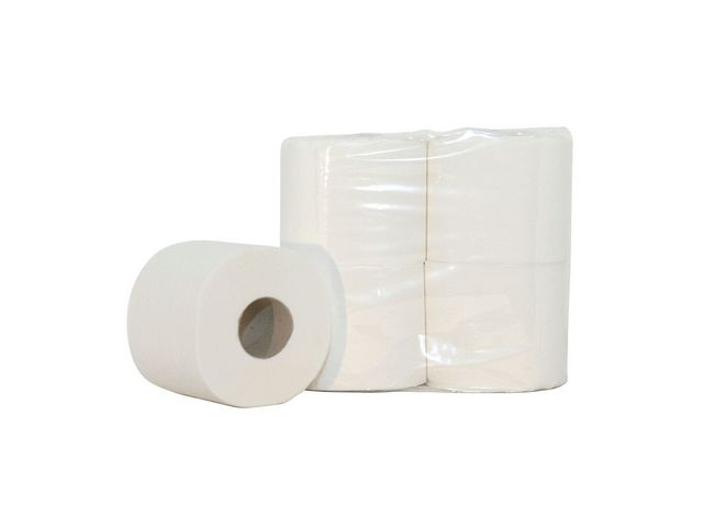 Traditioneel Toiletpapier 2-Laags Wit