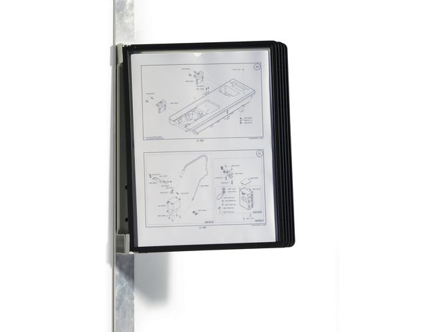 Zichtpaneel wandhouder Vario® magnet wall 5 Inclusief 5 zichtpanelen