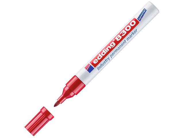  8300 Industry Permanent Marker Rond 1,5 - 3 mm Rood