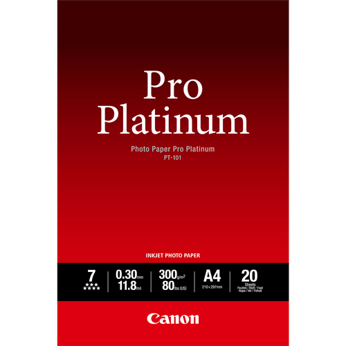 kolf Sinds Figuur Canon Pro Platinum Fotopapier A4 300 g/m²