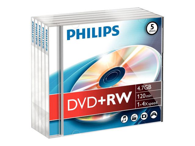 DW4S4J05F DVD+RW, 4.7 GB, Jewelcase