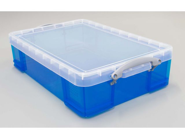 Stapelbare Opbergbox, 24,5 liter, Blauw