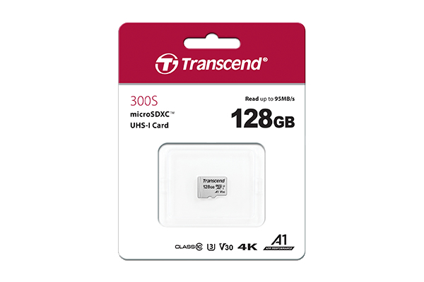 TRANSCEND 128GB UHS-I U3A1 microSD with Adapter