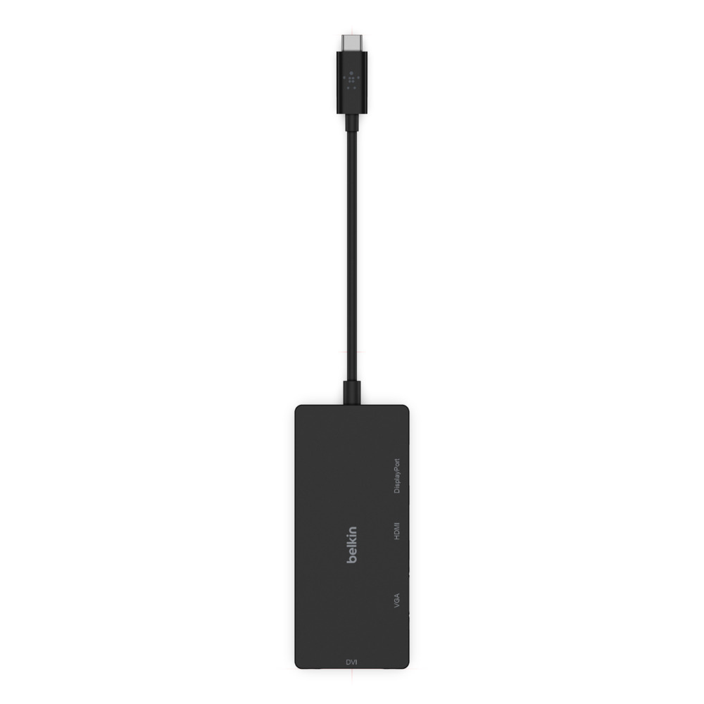 BELKIN USB-C Video Adapter HDMI VGA DVI DISPLAYPORT BLK