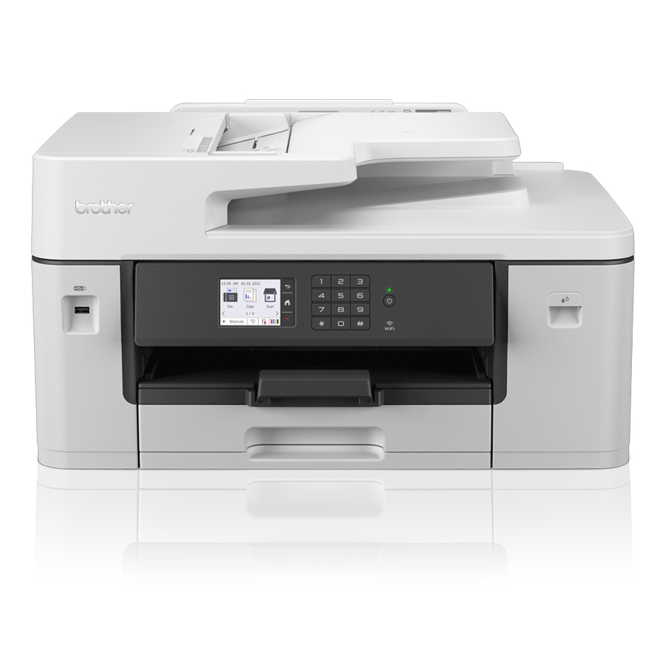 Flatbed/ADF kleur A3 inkjetprinter/copier/scanner/fax/PC-fax 33K6 35/32 ppm (zwart-wit/kleur) 1200x4800 dpi 256MB USB 2.0 Hi-Speed duplex A3 print