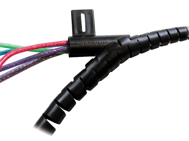 CableZip Kabelgeleider, 2 m, Zwart