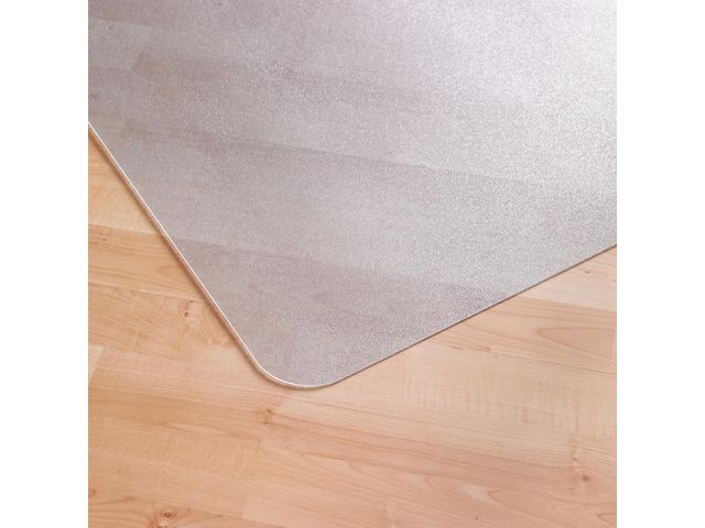 Cleartex® AdvantageMat PVC Vloermat voor harde vloer, 1200 x 1500 mm, Antimicrobieel, 100% recyclebaar, Transparant