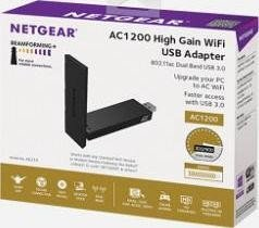 NETGEAR AC1200-High-Gain-WLAN-USB-Adapter - USB 3.0 - Dual-Band