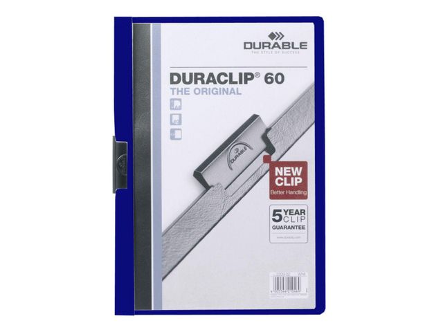 Duraclip® Klemmap A4, 1-60 vel, Donkerblauw