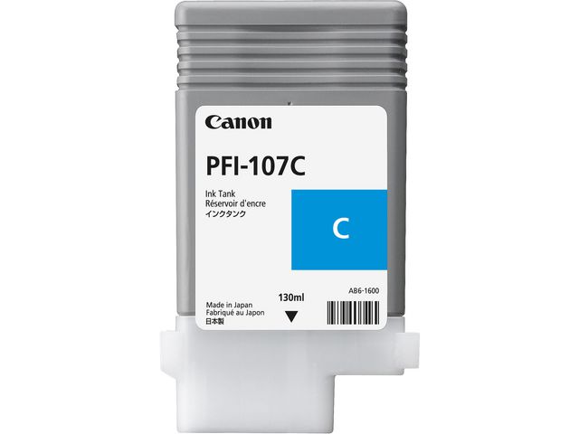 PFI-107 Inktcartridge Cyaan