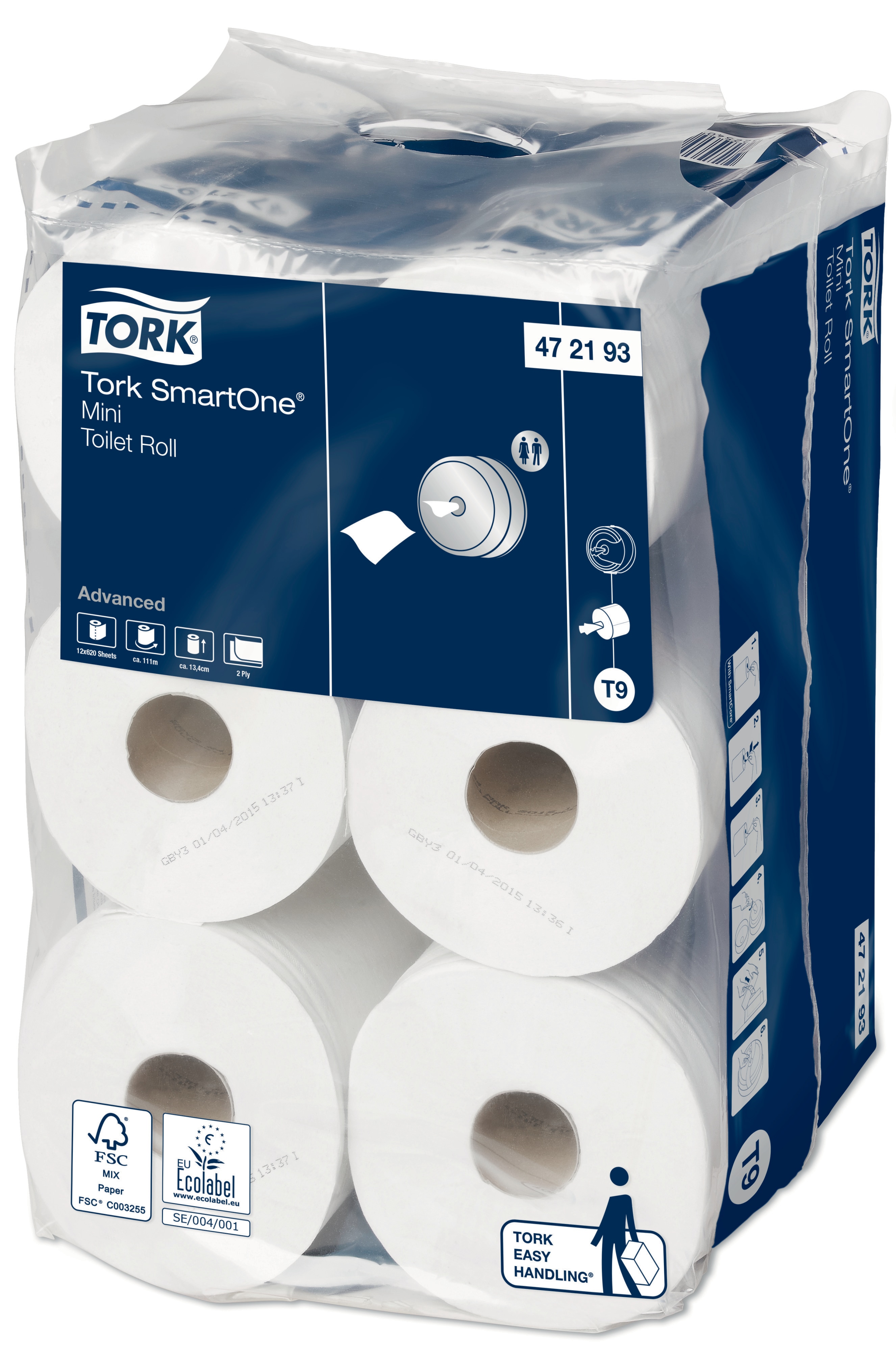 Toiletpapier Smart T9 2-laags