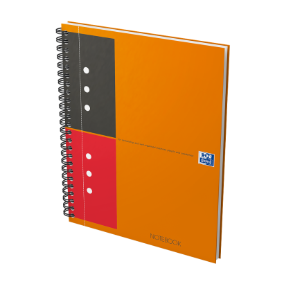 International Notitieboek A5+ Gelijnd Oranje