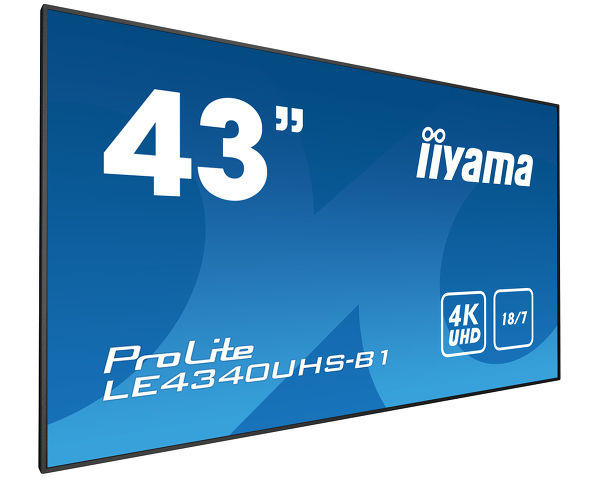  ProLite LE4340UHS-B1 43inch 4K panel VA DVI/HDMI speakers