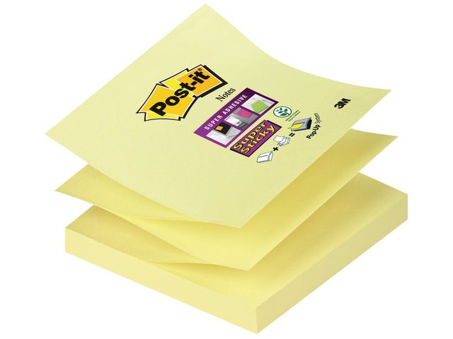Super Sticky Z-Notes Canary Yellow 76 x 76 mm